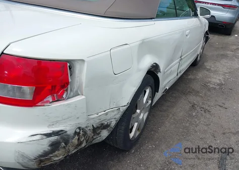 2006 Audi A4 3.0 from USA, damaged, VIN WAUDT48H06K009995